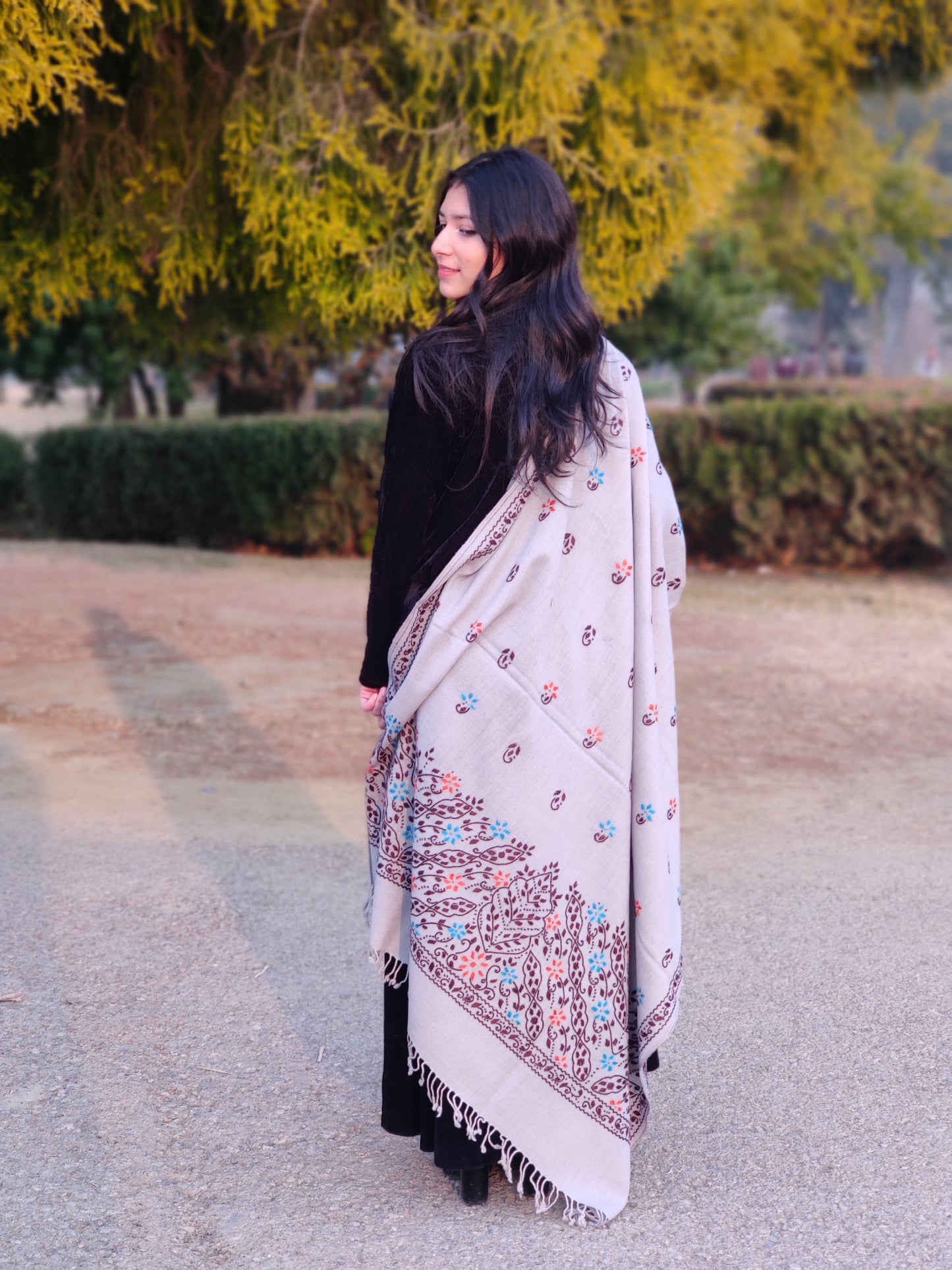 Handmade Embroidery Shawl