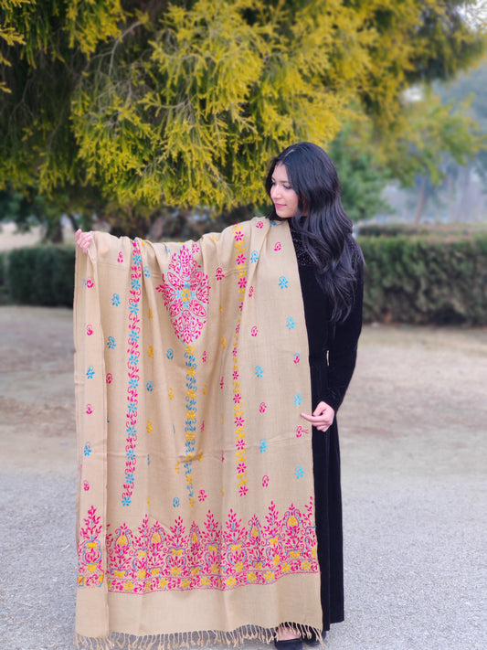 Handmade Embroidery Shawl