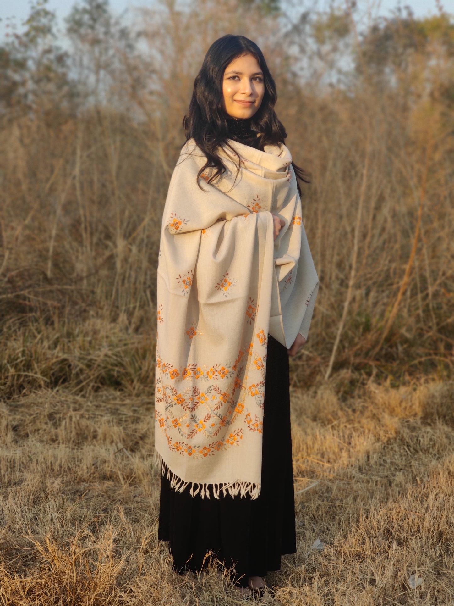 Handmade Embroidery Shawl