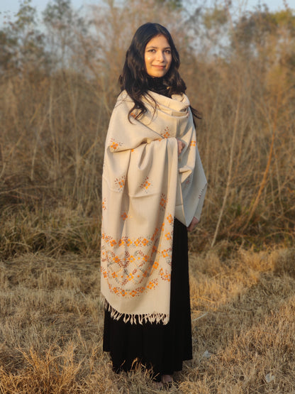 Handmade Embroidery Shawl