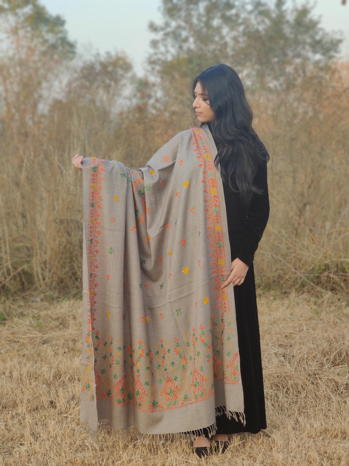 Handmade Embroidery Shawl