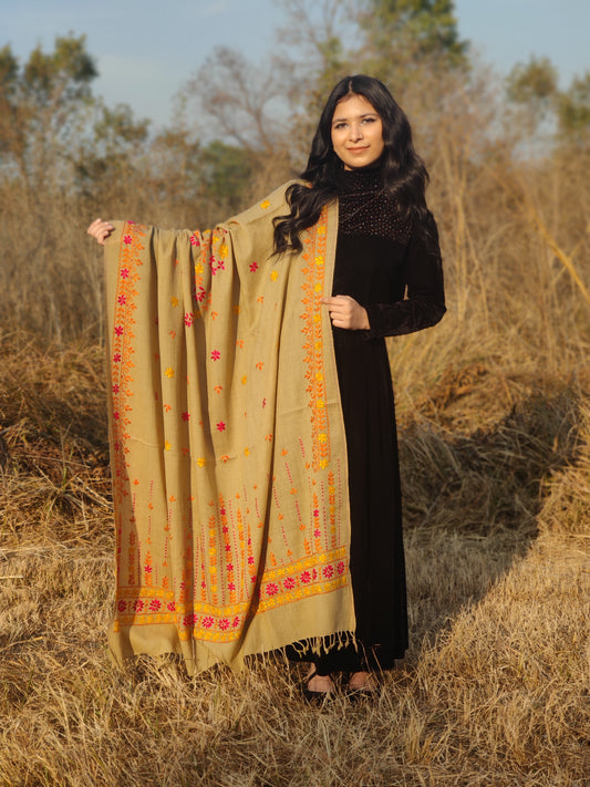 Handmade Embroidery Shawl