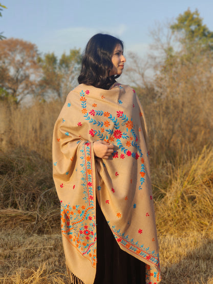 Handmade Embroidery Shawl