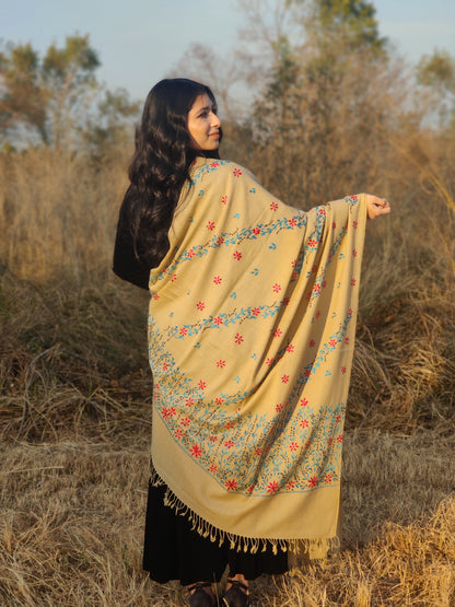 Handmade Embroidery Shawl