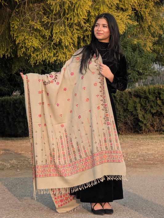 Handmade Embroidery Shawl